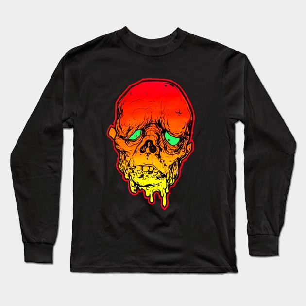 Zombie Drip Long Sleeve T-Shirt by TimPangburn